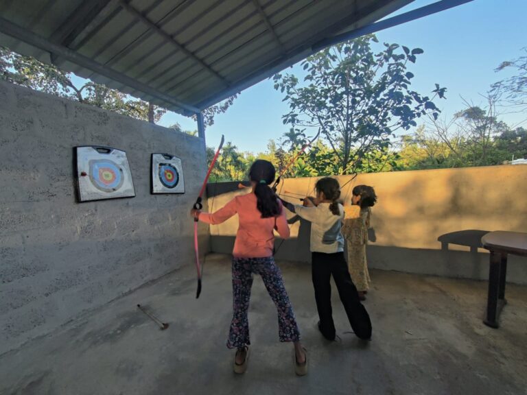 Archery at Golden sparrow resort sakleshpur 768x576