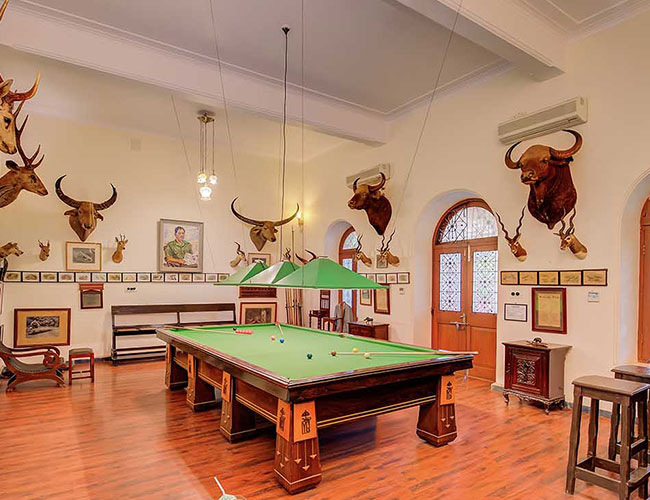 Billards Room Shiv Vilas Palace