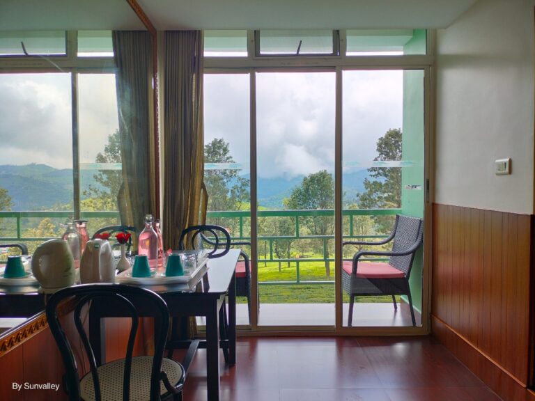 Dining area sunshine valley retreat coonoor 768x576