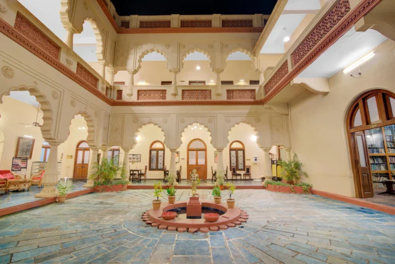 Courtyard shiva Vilas palace 768x513