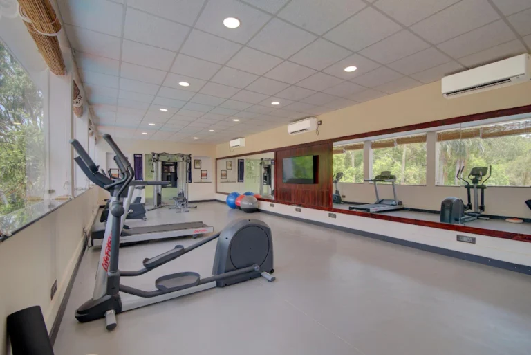 Gymnasium to keep you fit at Shiva Vilas Palace by Homestays Karnataka 768x513