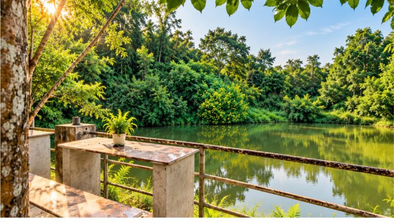 serene lake side 768x432